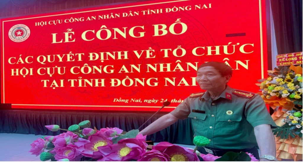 Hội Cựu CAND tỉnh Đồng Nai kiện toàn tổ chức sau sáp nhập đơn vị hành chính mới
