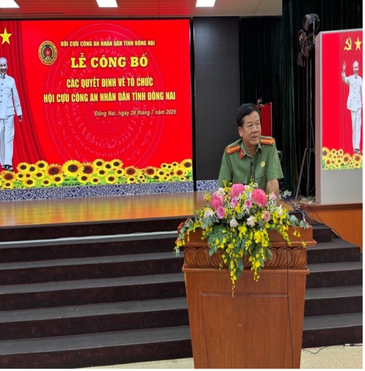 Hội Cựu CAND tỉnh Đồng Nai kiện toàn tổ chức sau sáp nhập đơn vị hành chính mới