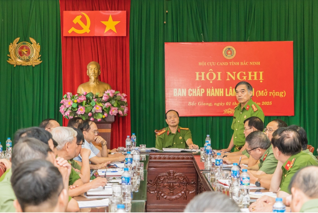 Hợp nhất Hội Cựu CAND tỉnh Bắc Giang và Hội Cựu CAND tỉnh Bắc Ninh (cũ)