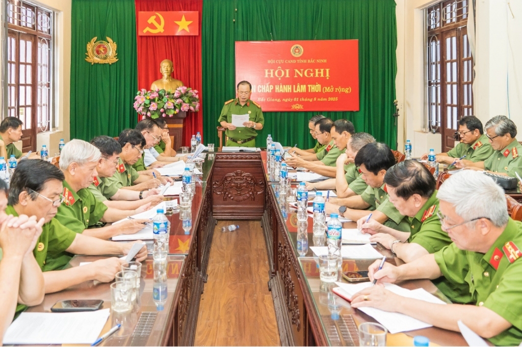 Hợp nhất Hội Cựu CAND tỉnh Bắc Giang và Hội Cựu CAND tỉnh Bắc Ninh (cũ)