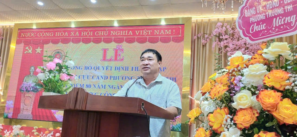 Ninh Bình: Thành lập Chi hội Cựu CAND phường Trường Thi sau sáp nhập đơn vị hành chính