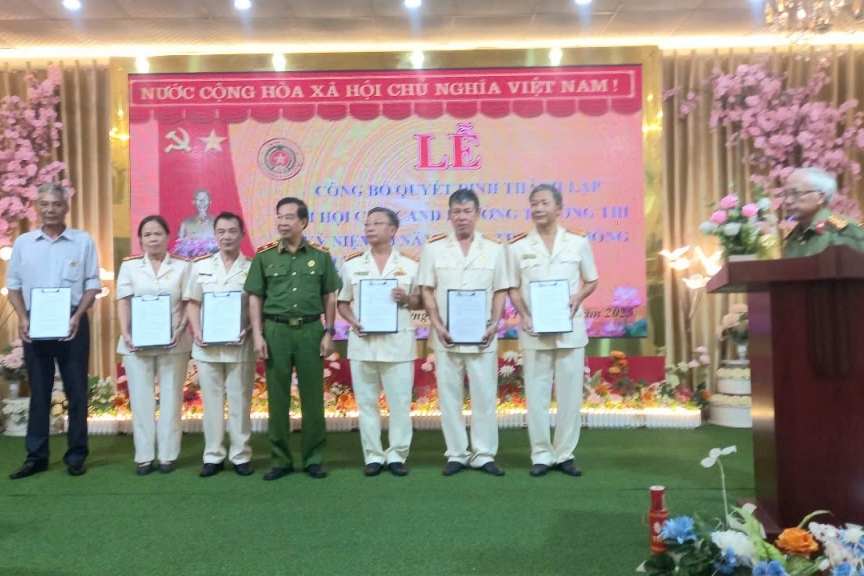 Ninh Bình: Thành lập Chi hội Cựu CAND phường Trường Thi sau sáp nhập đơn vị hành chính
