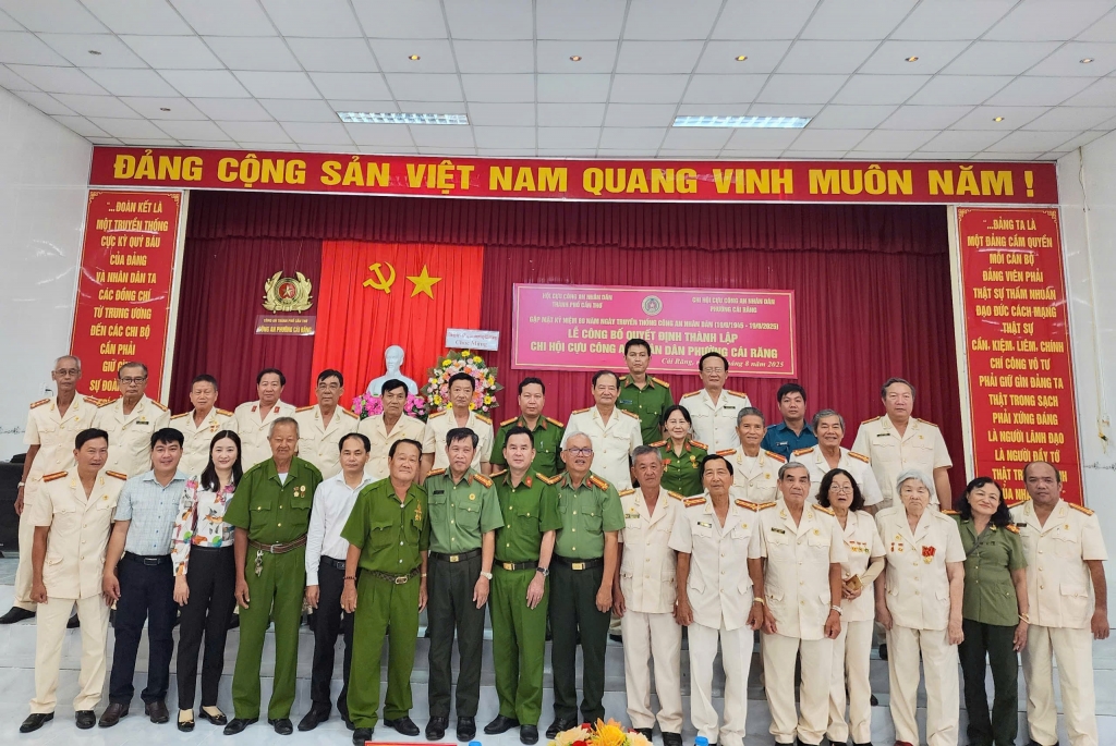 Cần Thơ: Thành lập Chi hội Cựu CAND phường Cái Răng