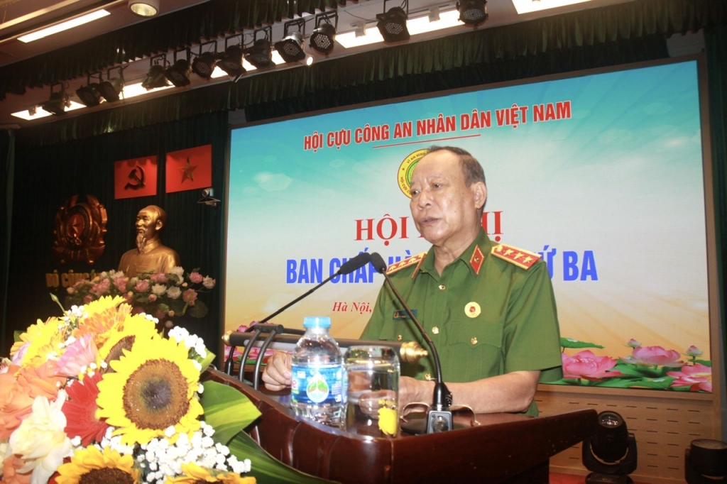 Hội nghị Ban Chấp hành Hội Cựu CAND Việt Nam lần thứ 3 diễn ra tại Hà Nội