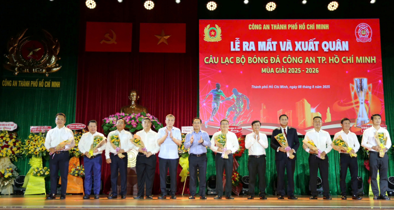Ra mắt Câu lạc bộ Bóng đá Công an TP Hồ Chí Minh mùa giải 2025/2026 -2