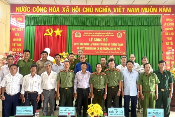 Cần Thơ: Thành lập Chi hội Cựu CAND xã Trường Thành