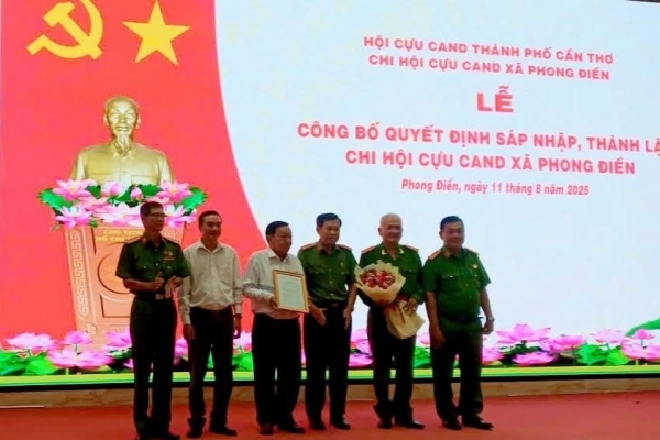 Cần Thơ: Thành lập Chi hội Cựu CAND xã Phong Điền
