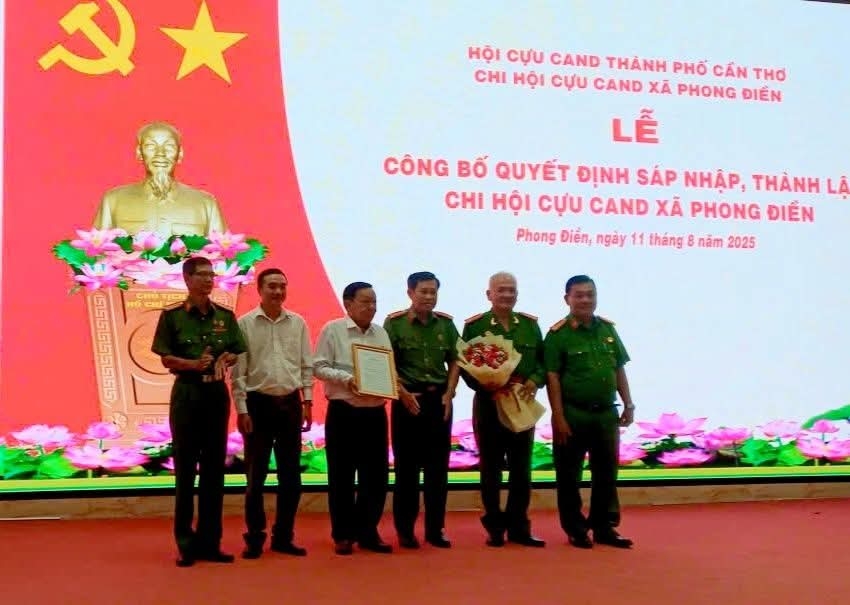 Cần Thơ: Thành lập Chi hội Cựu CAND xã Phong Điền