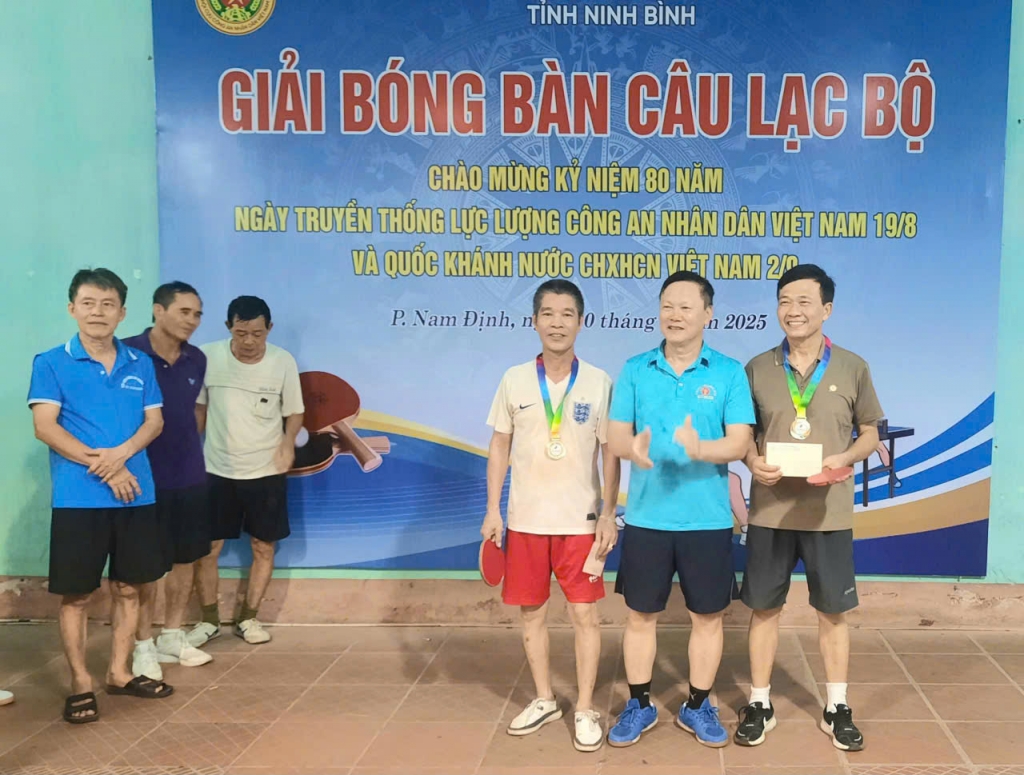 Chi hội CAND phường Nam Định tổ chức giải bóng bàn chào mừng 80 năm Ngày truyền thống CAND Chi hội CAND phường Nam Định tổ chức giải bóng bàn chào mừng 80 năm Ngày truyền thống CAND