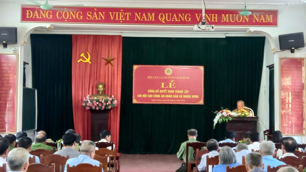 Ninh Bình: Thành lập Chi hội Cựu CAND xã Nghĩa Hưng Ninh Bình: Thành lập Chi hội Cựu CAND xã Nghĩa Hưng