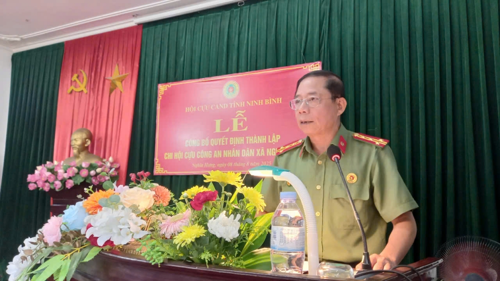 Ninh Bình: Thành lập Chi hội Cựu CAND xã Nghĩa Hưng Ninh Bình: Thành lập Chi hội Cựu CAND xã Nghĩa Hưng