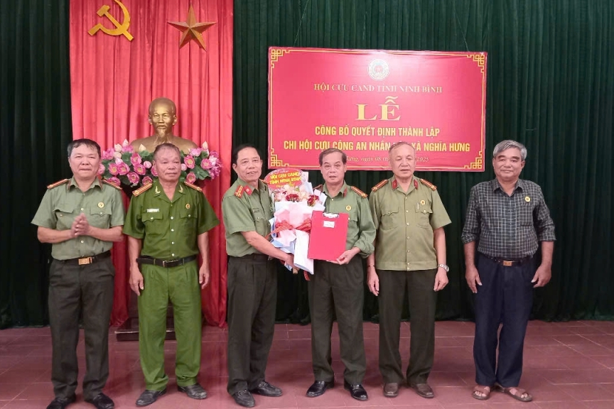 Ninh Bình: Thành lập Chi hội Cựu CAND xã Nghĩa Hưng