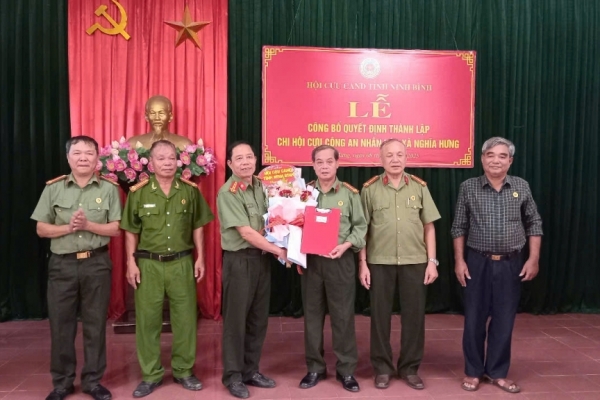Ninh Bình: Thành lập Chi hội Cựu CAND xã Nghĩa Hưng