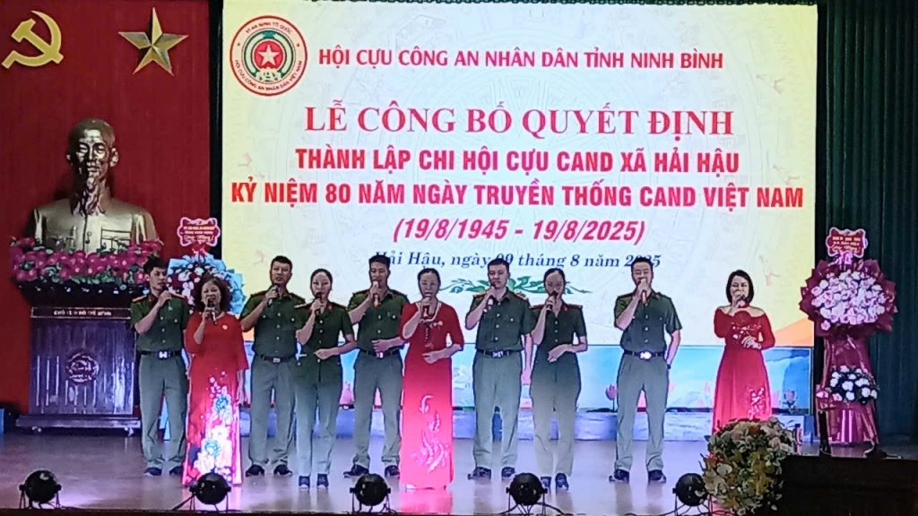 Ninh Bình: Thành lập Chi hội Cựu CAND xã Hải Hậu Ninh Bình: Thành lập Chi hội Cựu CAND xã Hải Hậu