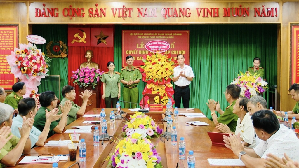 Người phát động phong trào ‘Thi đua yêu nước’ mạnh mẽ tại Hội Cựu CAND huyện Bắc Tân Uyên, tỉnh Bình Dương (cũ)