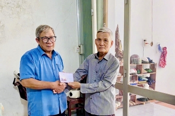 Quảng Ngãi: Thăm, tặng quà hội viên cựu CAND khó khăn, bệnh hiểm nghèo