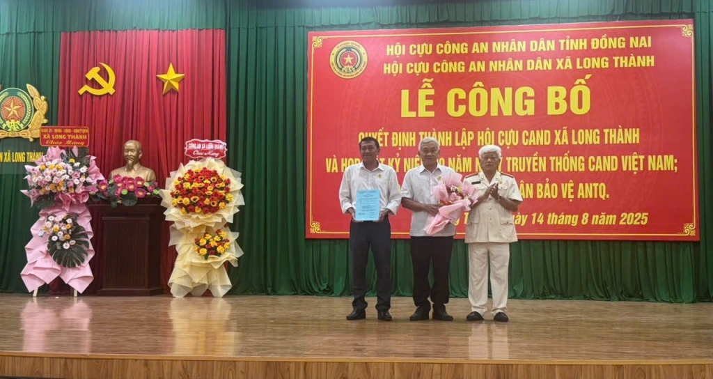 Đồng Nai: Ra mắt Hội Cựu CAND xã Long Thành