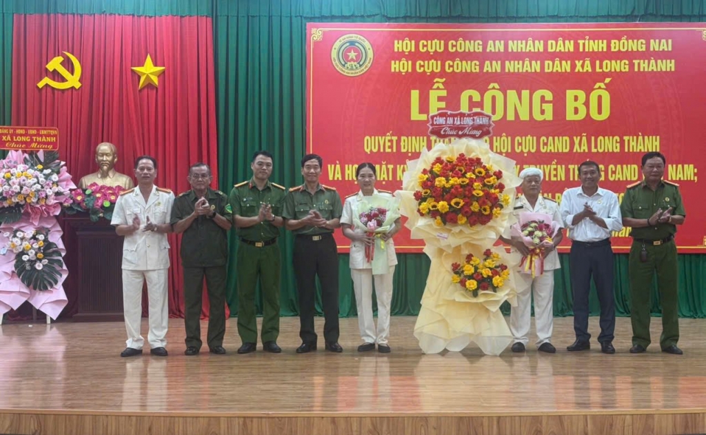 Đồng Nai: Ra mắt Hội Cựu CAND xã Long Thành