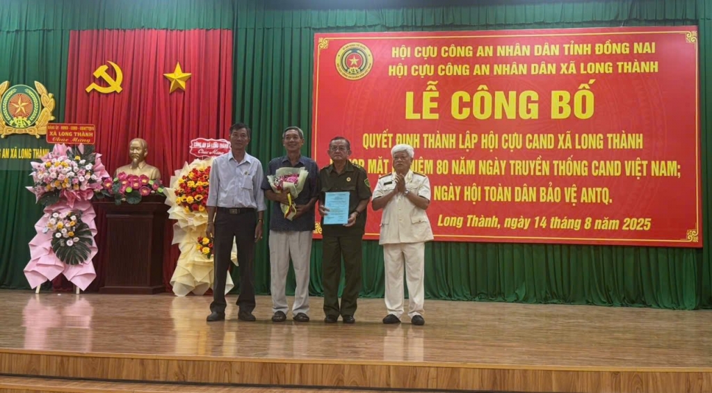 Đồng Nai: Ra mắt Hội Cựu CAND xã Long Thành