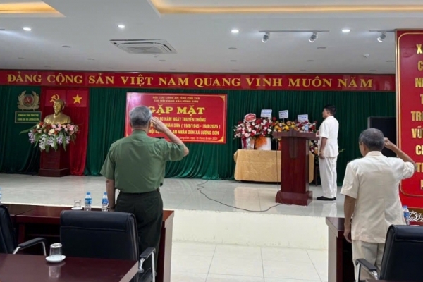 Ra mắt Chi hội Cựu CAND xã Lương Sơn, tỉnh Phú Thọ