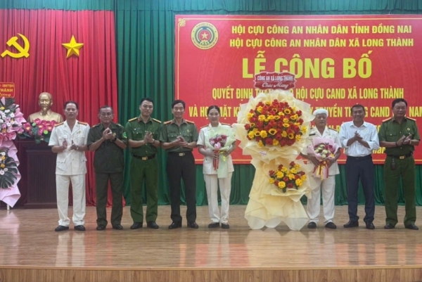 Đồng Nai: Ra mắt Hội Cựu CAND xã Long Thành