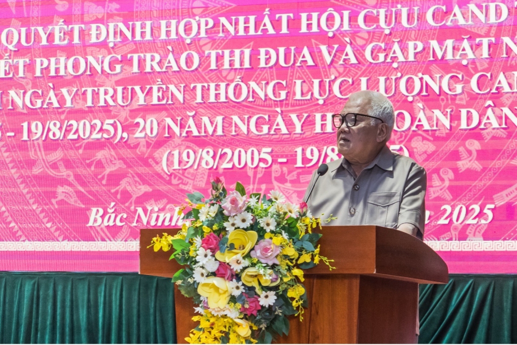 Hội Cựu CAND tỉnh Bắc Ninh gặp mặt kỷ niệm 80 năm Ngày truyền thống lực lượng CAND Việt Nam