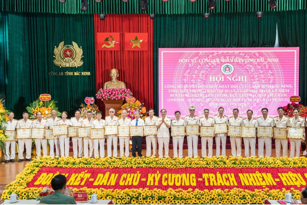Hội Cựu CAND tỉnh Bắc Ninh gặp mặt kỷ niệm 80 năm Ngày truyền thống lực lượng CAND Việt Nam
