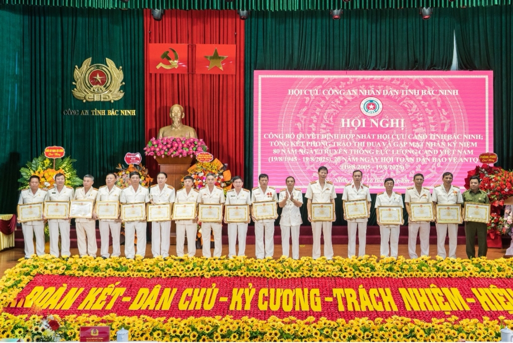 Hội Cựu CAND tỉnh Bắc Ninh gặp mặt kỷ niệm 80 năm Ngày truyền thống lực lượng CAND Việt Nam