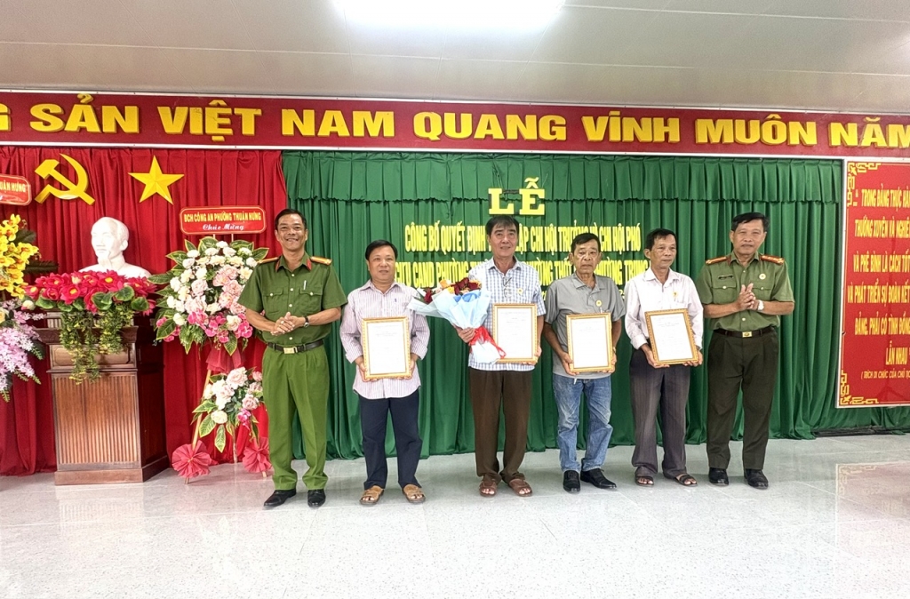 Cần Thơ: Công bố quyết định thành lập 3 Chi hội Cựu CAND phường sau sáp nhập đơn vị hành chính