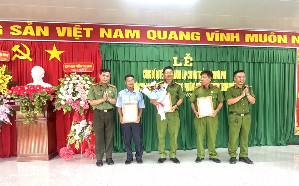 Cần Thơ: Công bố quyết định thành lập 3 Chi hội Cựu CAND phường sau sáp nhập đơn vị hành chính