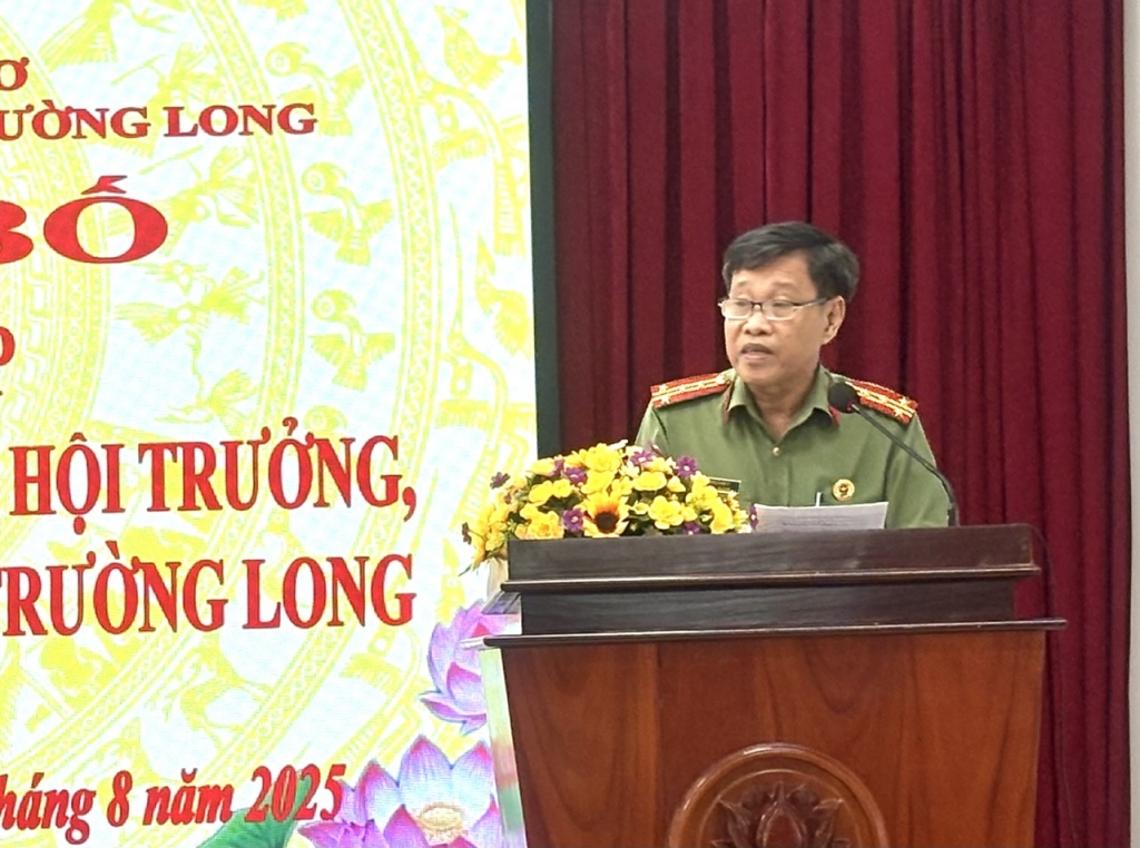 Cần Thơ: Công bố quyết định lập Chi hội Cựu CAND xã Trường Long Cần Thơ: Công bố quyết định lập Chi hội Cựu CAND xã Trường Long