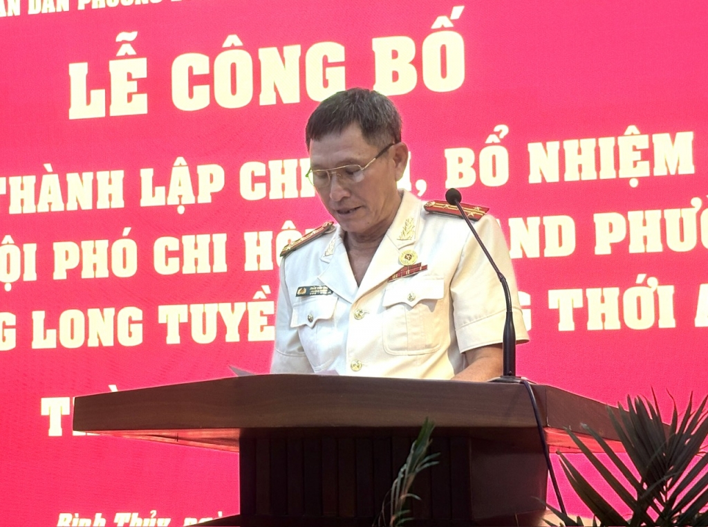 Cần Thơ: Công bố quyết định thành lập 3 Chi hội Cựu CAND phường