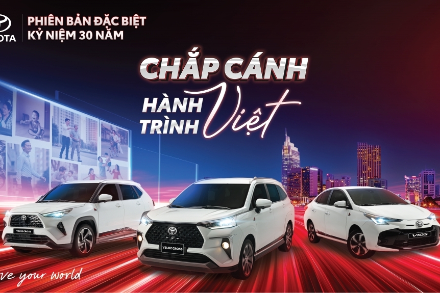 Toyota Việt Nam ra mắt 3 phiên bản xe đặc biệt kỷ niệm 30 năm thành lập