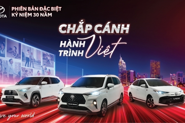 Toyota Việt Nam ra mắt 3 phiên bản xe đặc biệt kỷ niệm 30 năm thành lập