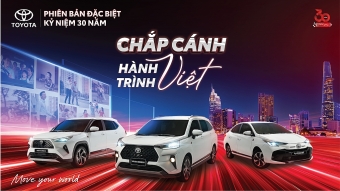 Toyota Việt Nam ra mắt 3 phiên bản xe đặc biệt kỷ niệm 30 năm thành lập