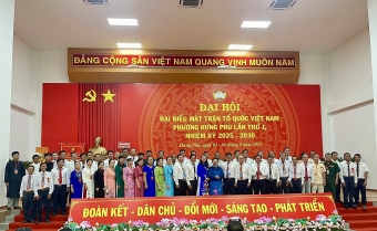 Cần Thơ: Chi hội Cựu CAND phường Hưng Phú được kết nạp làm thành viên Mặt trận Tổ quốc