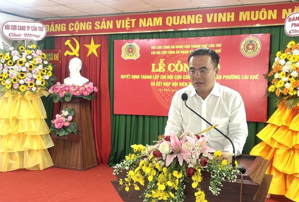 Cần Thơ: Công bố quyết định thành lập Chi hội Cựu CAND phường Cái Khế