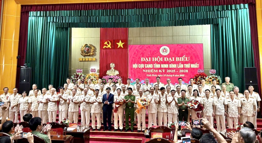 Đại hội đại biểu Hội Cựu CAND tỉnh Ninh Bình lần thứ Nhất, nhiệm kỳ 2025 - 2028