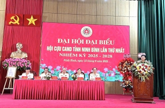 Đại hội đại biểu Hội Cựu CAND tỉnh Ninh Bình lần thứ Nhất, nhiệm kỳ 2025 - 2028