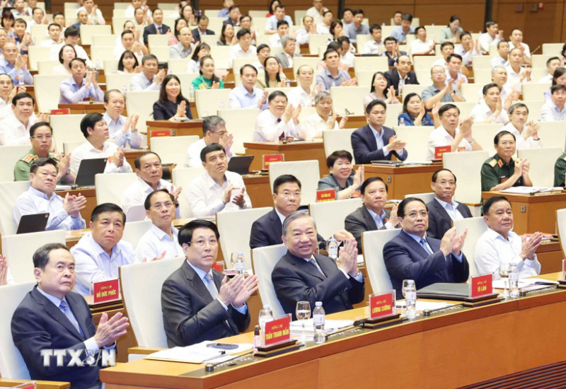 Tổng Bí thư Tô Lâm dự, chỉ đạo Hội nghị toàn quốc quán triệt 4 Nghị quyết quan trọng của Bộ Chính trị -0