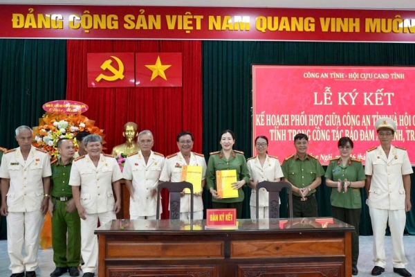 Quảng Ngãi: Ký kết quy chế phối hợp gữa Công an tỉnh và Hội Cựu CAND tỉnh