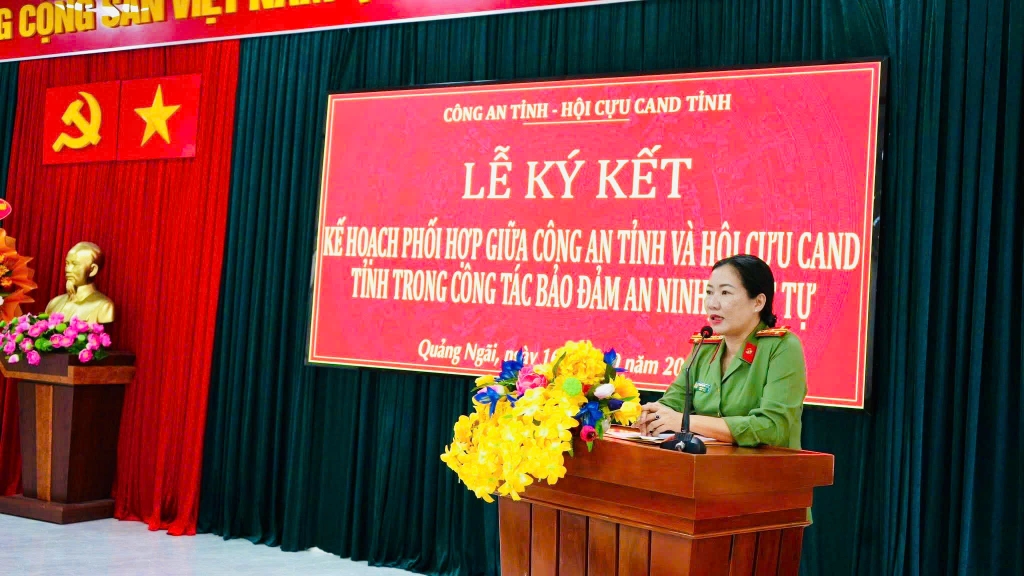 Quảng Ngãi: Ký kết quy chế phối hợp gữa Công an tỉnh và Hội Cựu CAND tỉnh