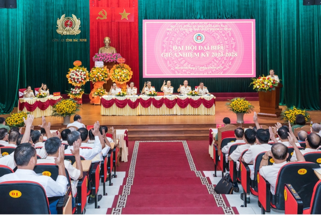 Hội Cựu CAND tỉnh Bắc Ninh tổ chức Đại hội giữa nhiệm kỳ 2023 - 2028