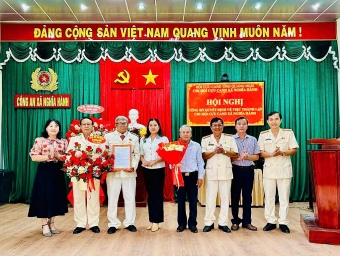 Quảng Ngãi: Công bố quyết định thành lập Chi hội Cựu CAND xã Nghĩa Hành