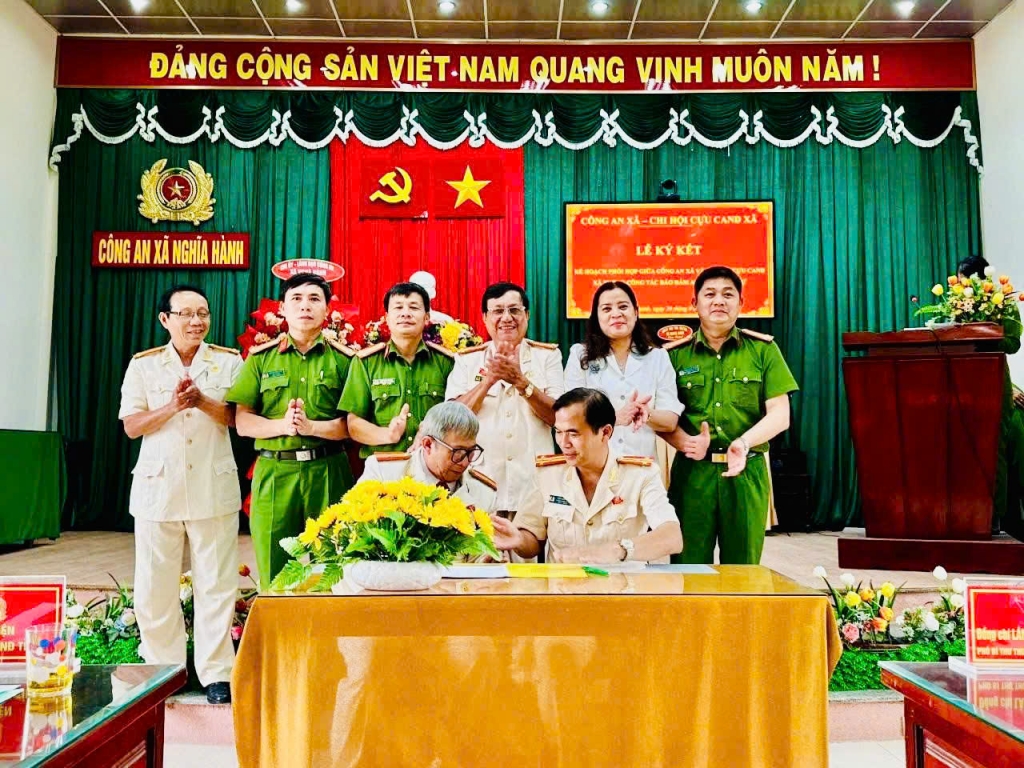 Quảng Ngãi: Công bố quyết định thành lập Chi hội Cựu CAND xã Nghĩa Hành