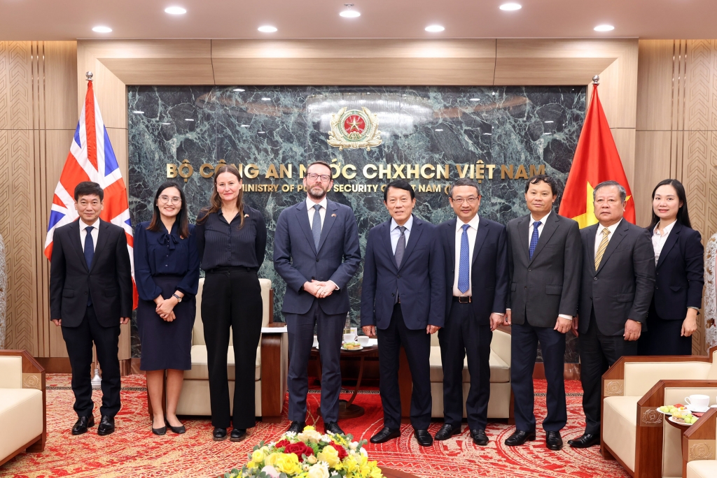 Đưa hợp tác an ninh Việt Nam – Anh lên tầm cao mới