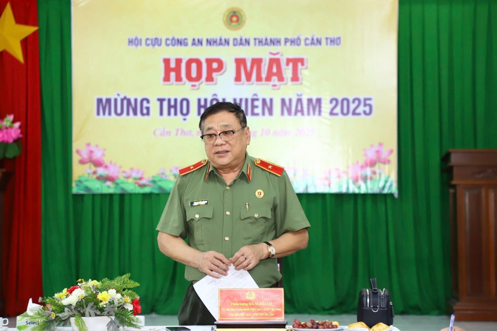 Hội Cựu CAND TP Cần Thơ sơ kết công tác quý 3 và triển khai hoạt động quý 4