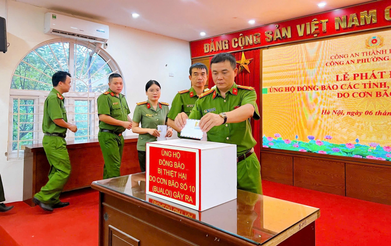 Bộ Công an ủng hộ 28 tỷ đồng hỗ trợ nhân dân 8 địa phương thiệt hại do bão lũ -0