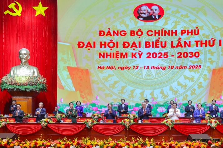 Tổng Bí thư Tô Lâm dự, chỉ đạo Đại hội đại biểu Đảng bộ Chính phủ lần thứ nhất