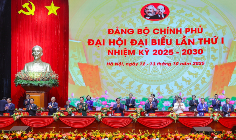Tổng Bí thư Tô Lâm dự, chỉ đạo Đại hội đại biểu Đảng bộ Chính phủ lần thứ nhất -0